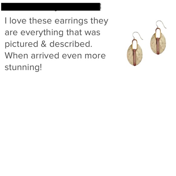 🍋2/$30 New Handcrafted Hammered Drop Earrings - Picture 2 of 2
